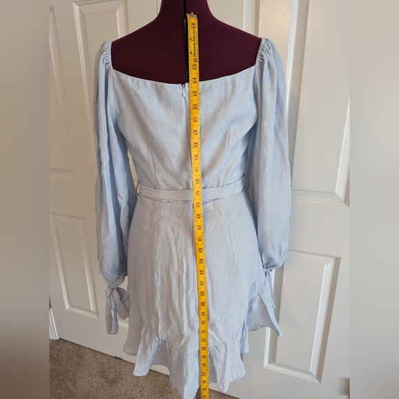 SAINTS+SECRETS MACEY DRESS STEEL BLUE - Picture 10 of 12